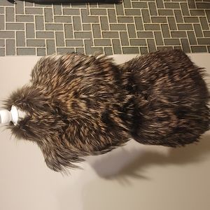 Fox fur vest